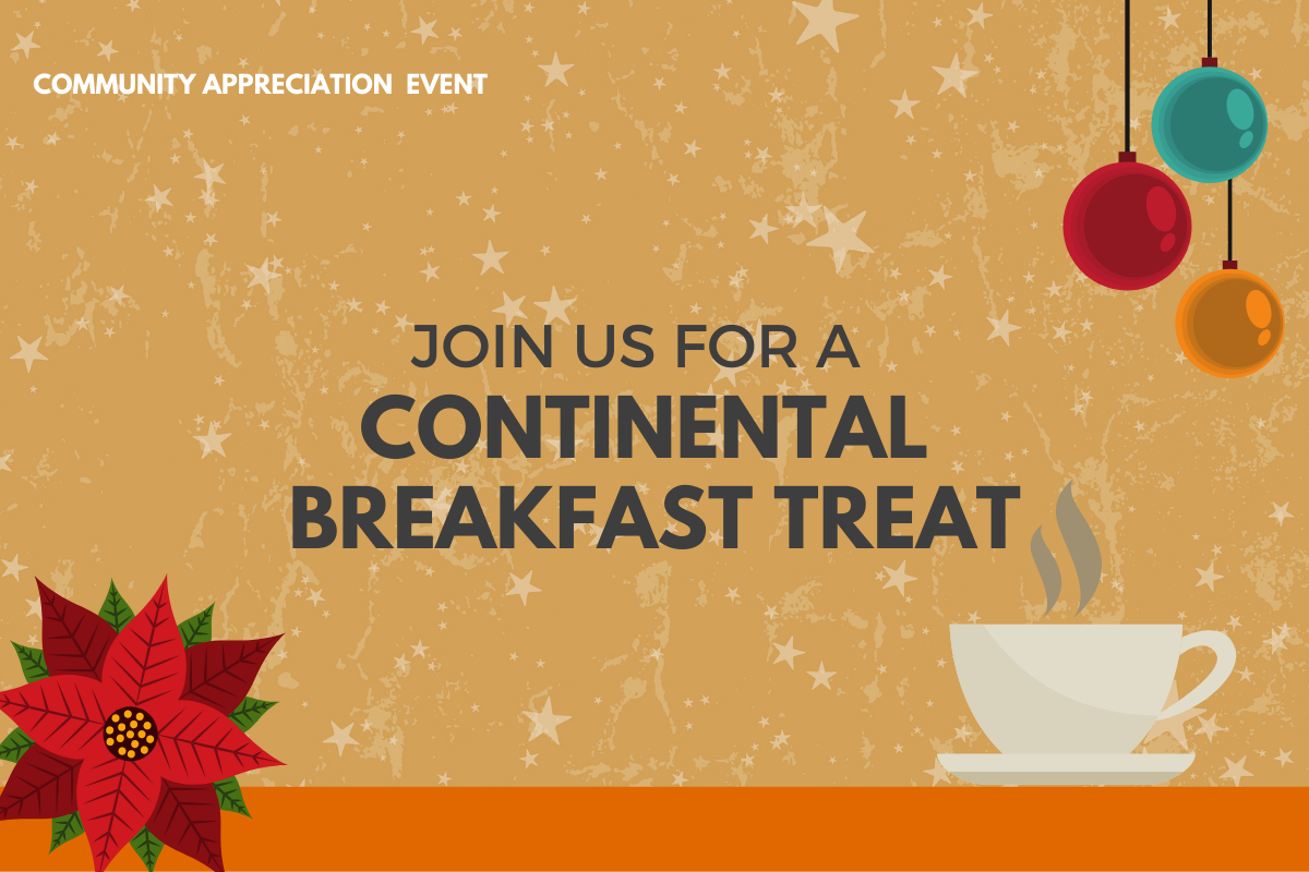 invite to continental breakfast